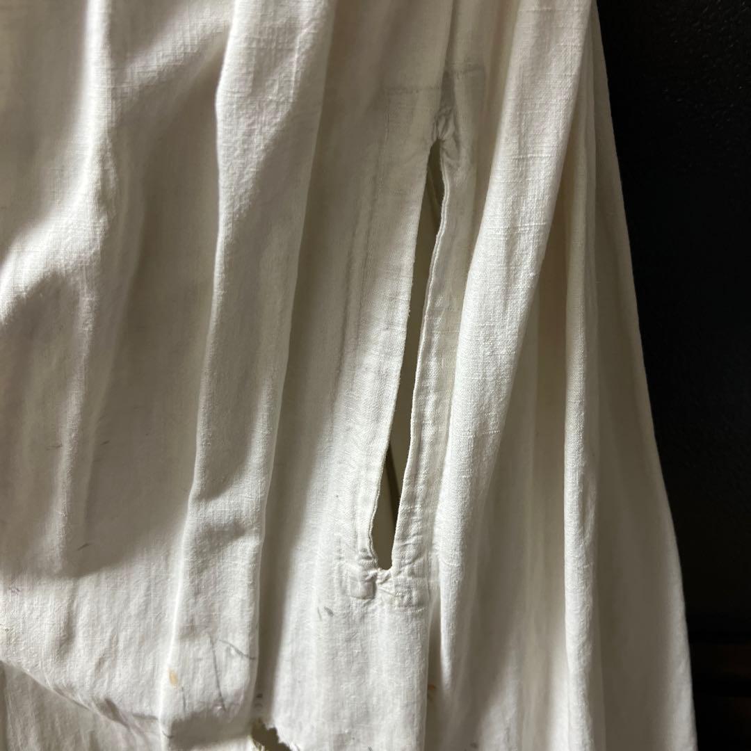 30s 40s フレンチヴィンテージ リネンコート アンティーク フランス