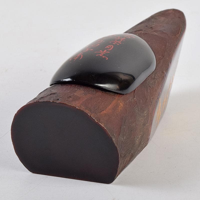 茶道具　畑幸春作　千鳥蒔絵　蜑小舟香合　共箱　V　R9518