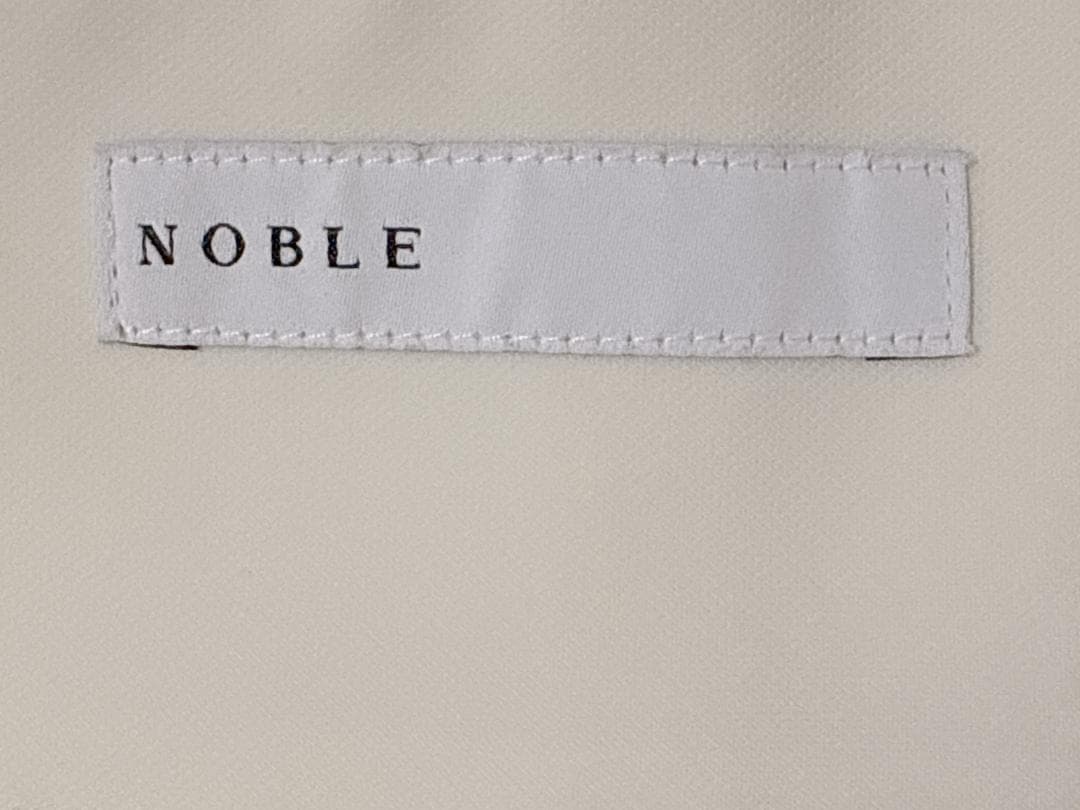 美品★NOBLE ノーブル ジャージーライクカラータイトスカート８