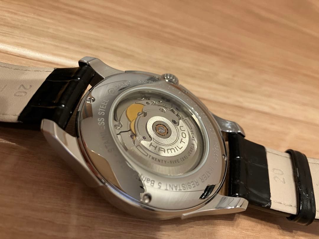 美品 HAMILTON オープンハート　H325651 自動巻き 腕時計　稼動品