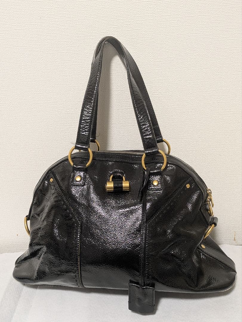 【BM】イヴサンローラン YSL ミューズ 南京錠付き バック