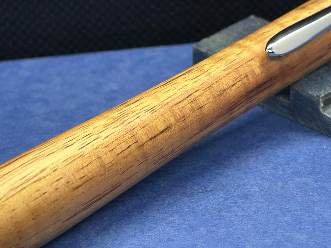 早い者勝ち】ハワイアンコアカーリー 木軸ペン 加藤金属 ハンドメイド