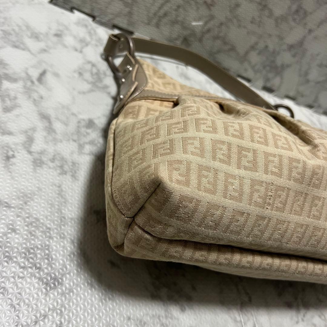 フェンディ シェフバッグ ズッキーノ ワンショルダーバッグ キャンバス レザー