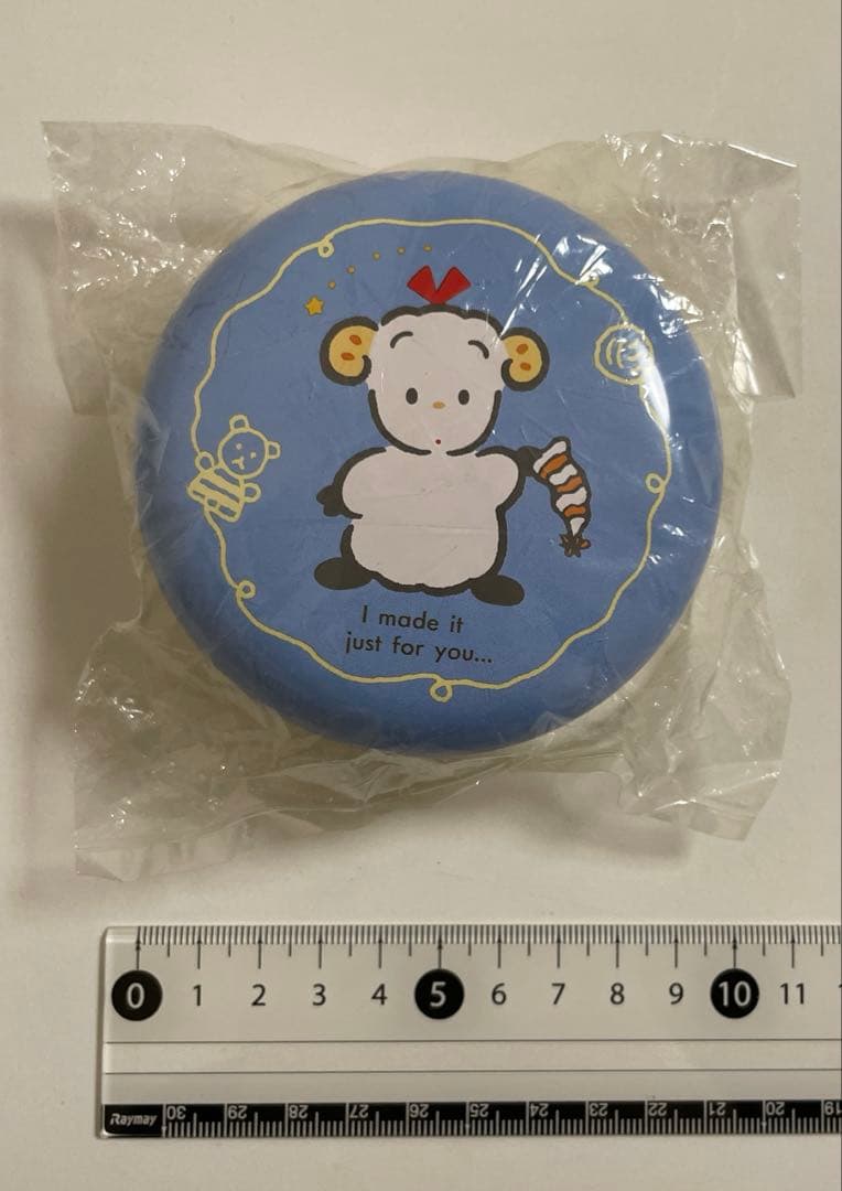 【匿名配送】未使用　未開封 サンリオ 丸缶 小物入れ 1990 文房具