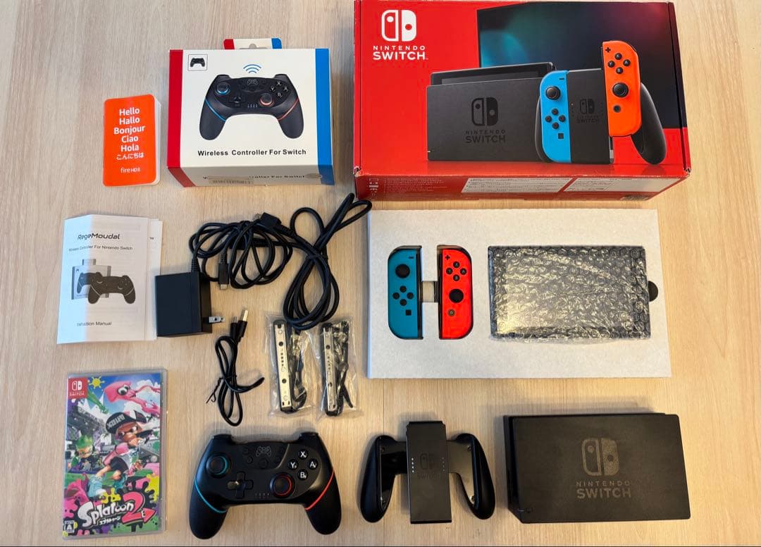 Nintendo Switch 本体 コントローラー/スプラトゥーン2おまけ