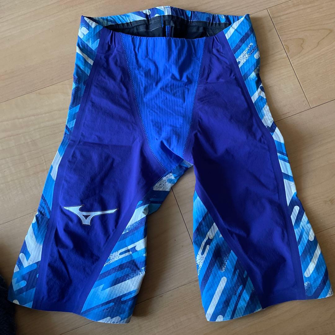 Mizuno 競泳水着 Fina認証 紫/青 - メルカリ
