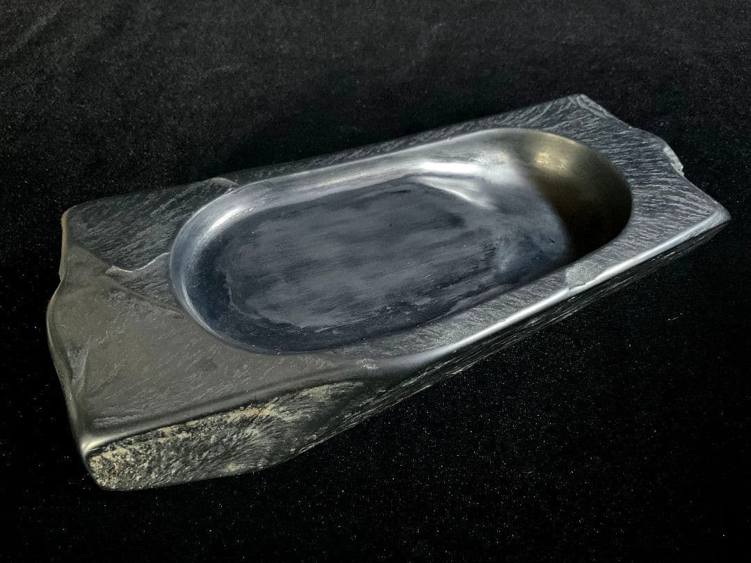 【RT-専用】象彦　硯箱　那智黒石硯　仙台埋木細工　長方皿　熊野筆　気叶金蘭