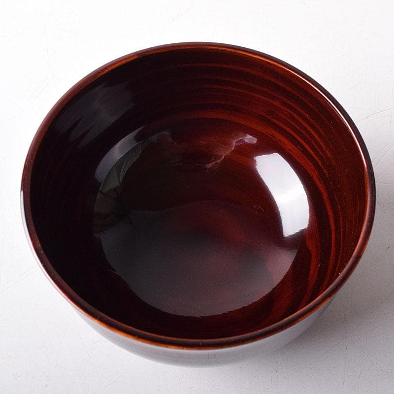 茶道具　塗師　安田春仁作　老松茶入　共箱　V　7893