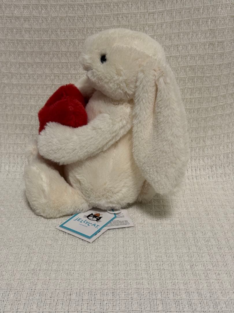 Bashful Red Love Heart Bunny ラブハートバニー S