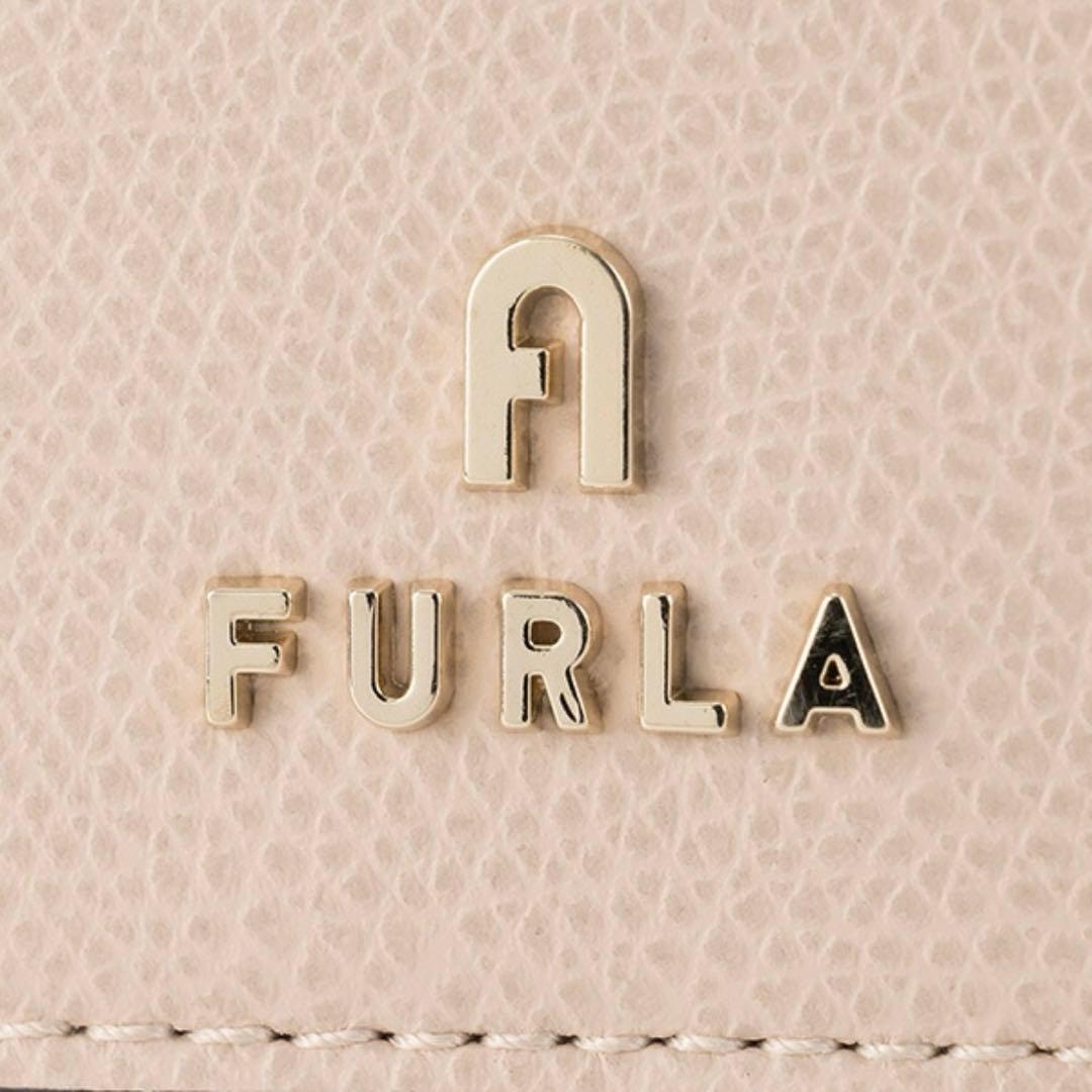 【新品未使用】FURLA 3つ折り財布 バレリーナ ピンクベージュWP00318