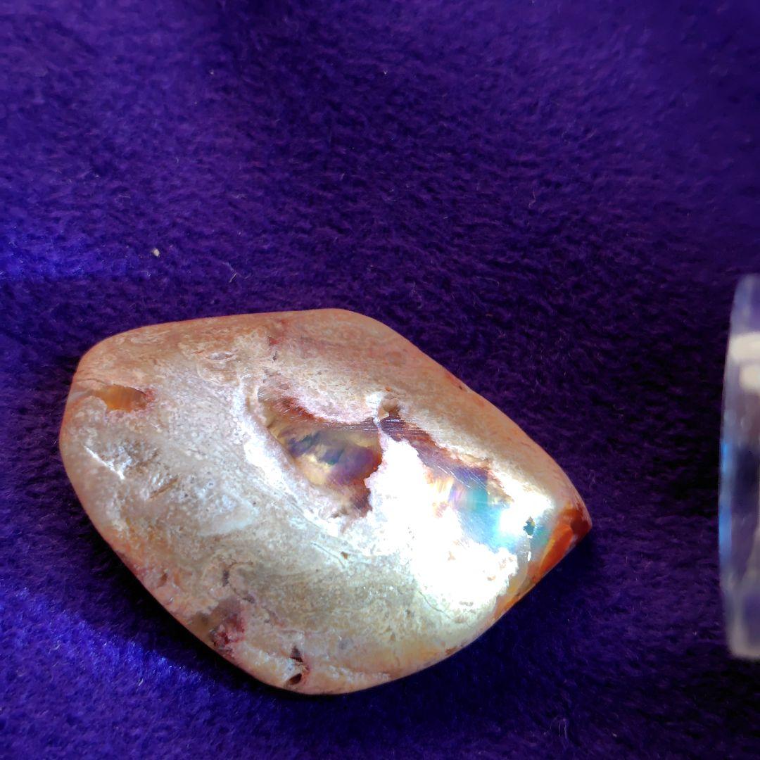 ハムチャンカンテラオパール　原石とルース　2点おまとめ