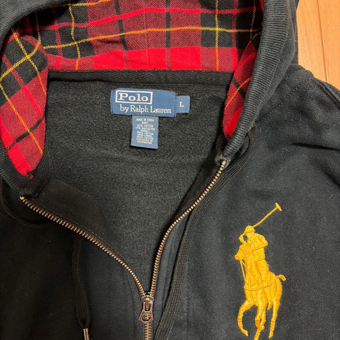 Polo by Ralph Lauren フード付きパーカー Lサイズ ブラック