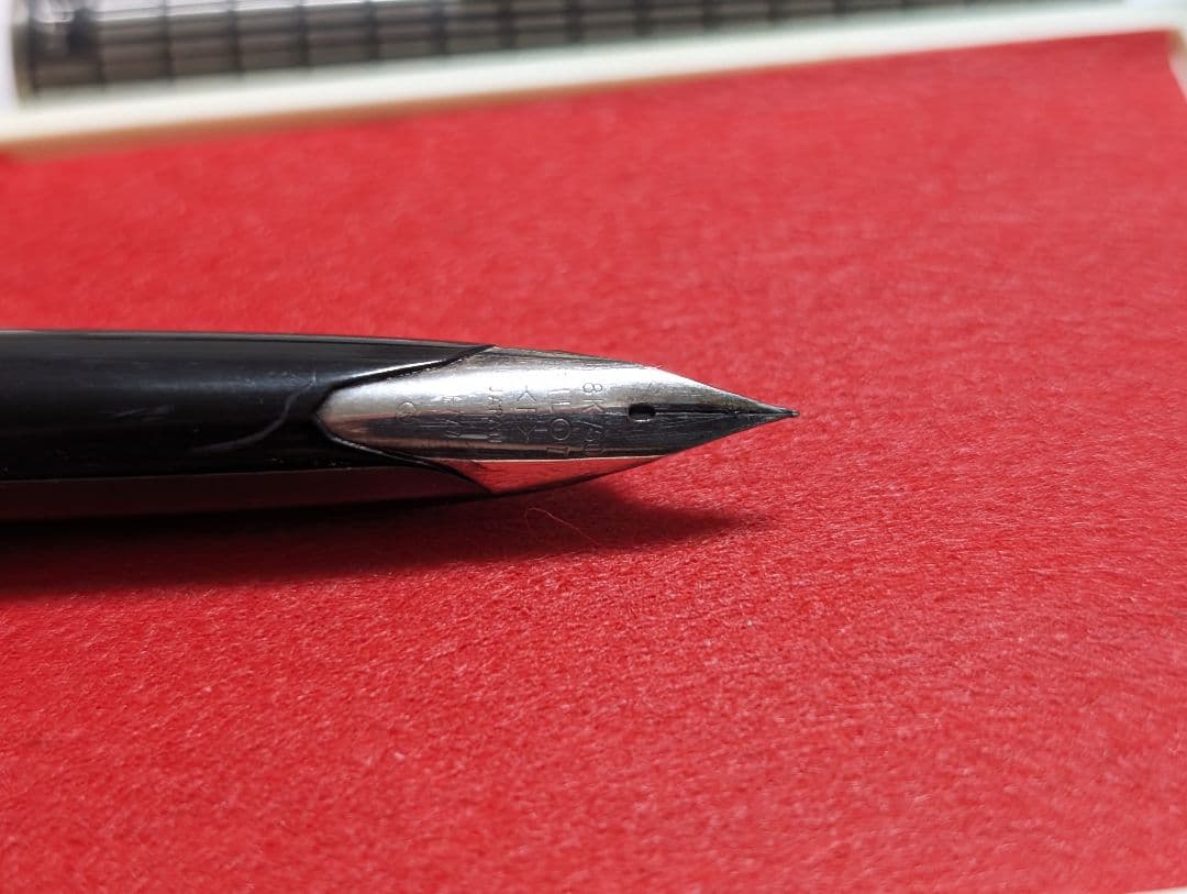 Pilot　Elite　全格子柄　廃盤　万年筆　蝕刻　パイロット　18k-750