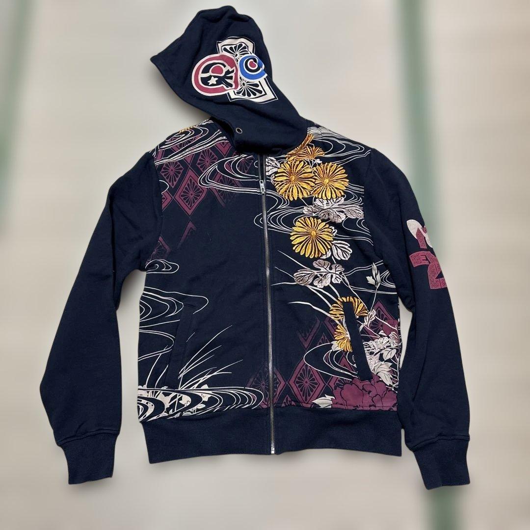 錦×エヴァンゲリオンコラボ 刺繍パーカー　アスカ　弐号機　エヴァ