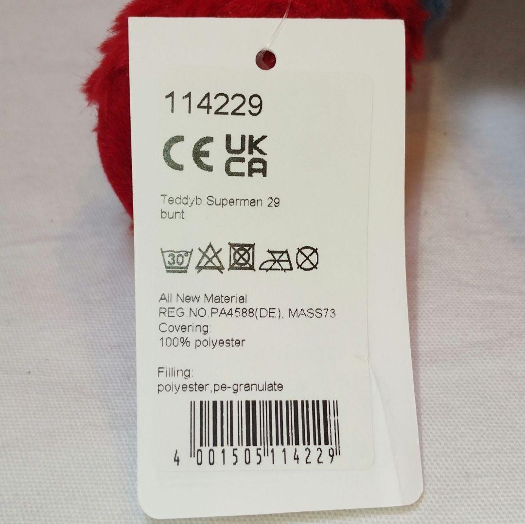 【新品】シュタイフ Steiff スーパーマンベア　テディベア　2025年発売
