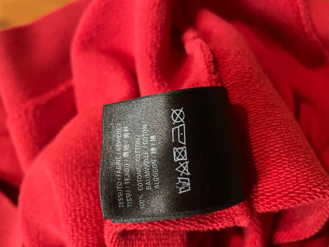 BALENCIAGA バレンシアガ プルオーバーパーカー 20AW レッド