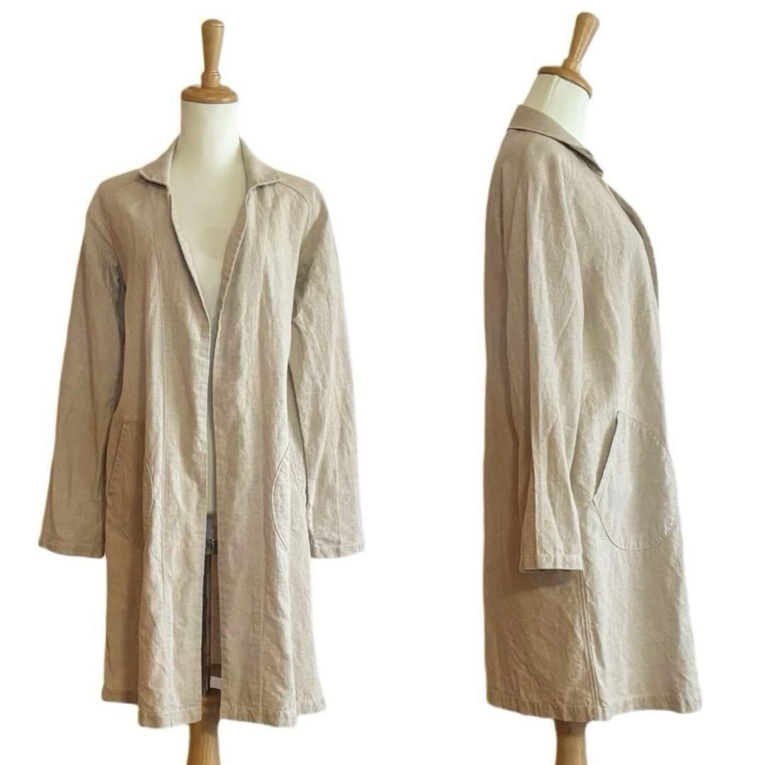 【ORGUEIL】 リネン100% ガウンコート