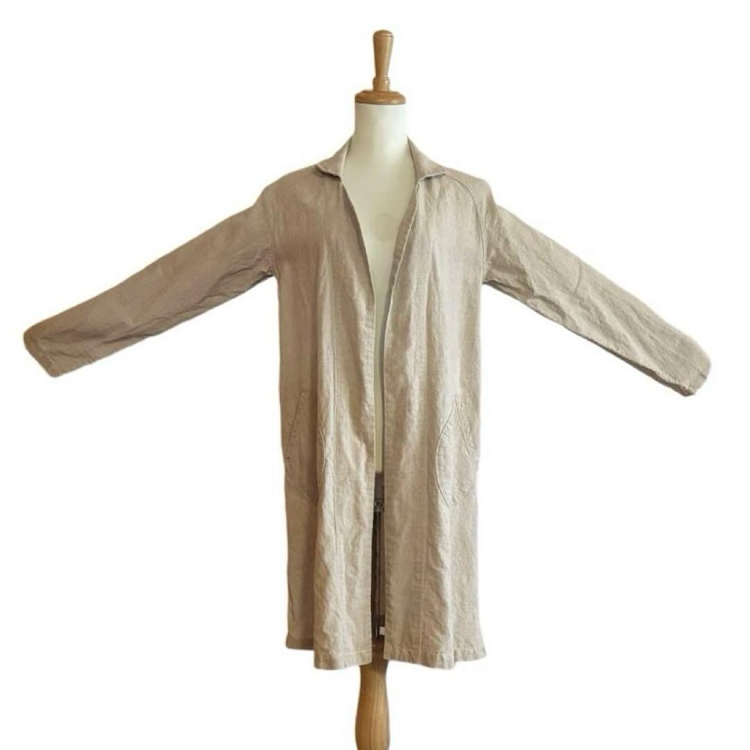 【ORGUEIL】 リネン100% ガウンコート