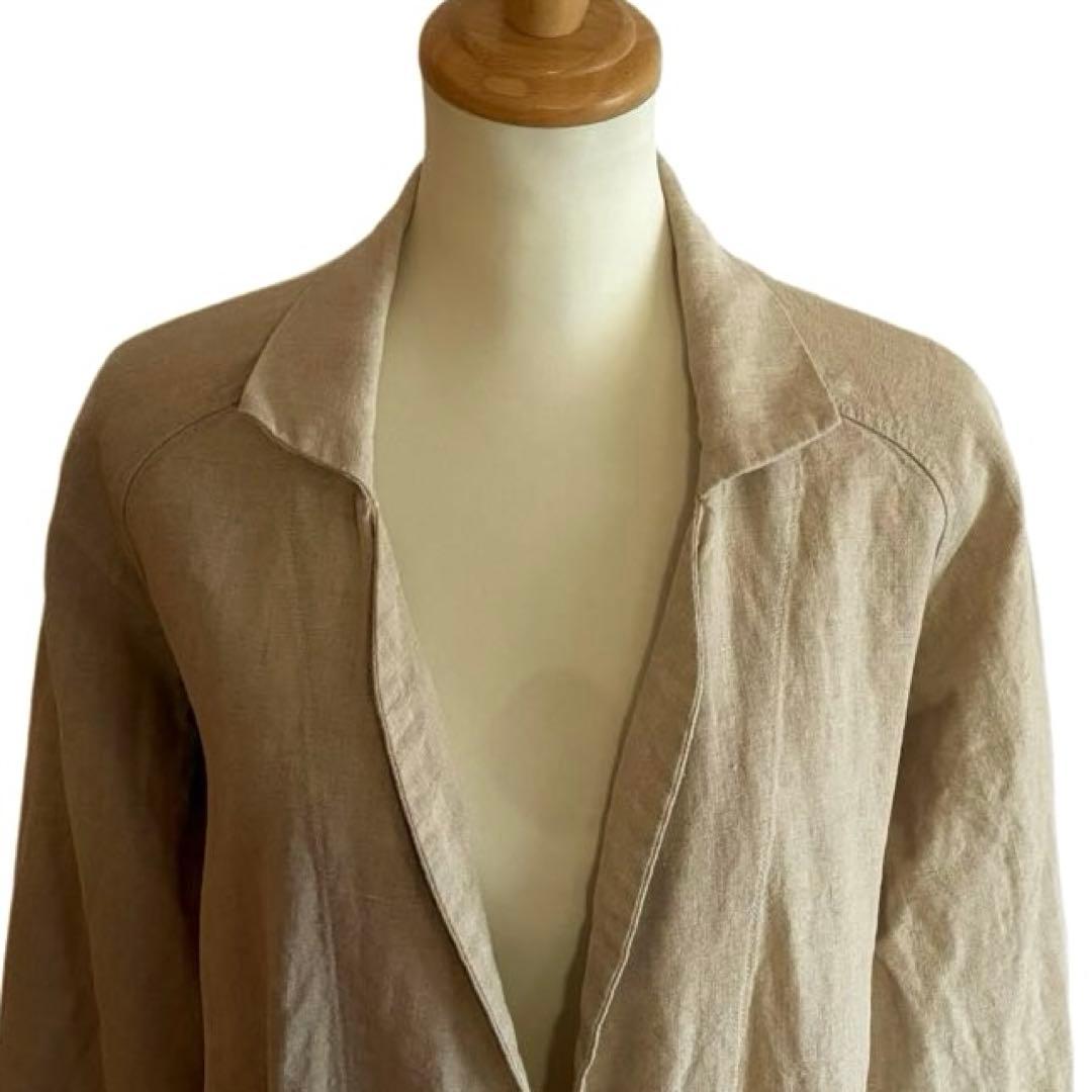 【ORGUEIL】 リネン100% ガウンコート
