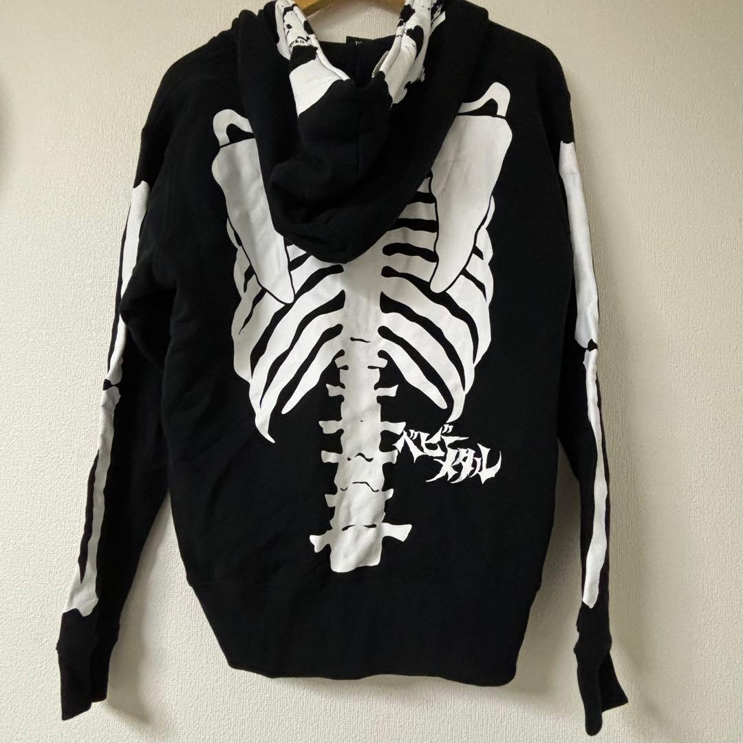 BABYMETAL 骨パーカー Mサイズ 鹿鳴館ライブ限定グッズ - メルカリ