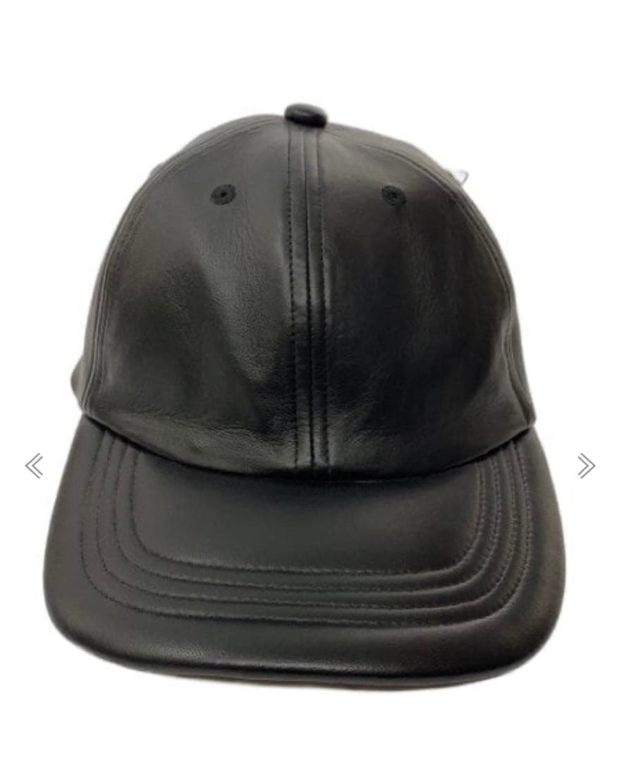 COOTIE 6パネル レザーキャップ ブラック ラムレザー 完売品