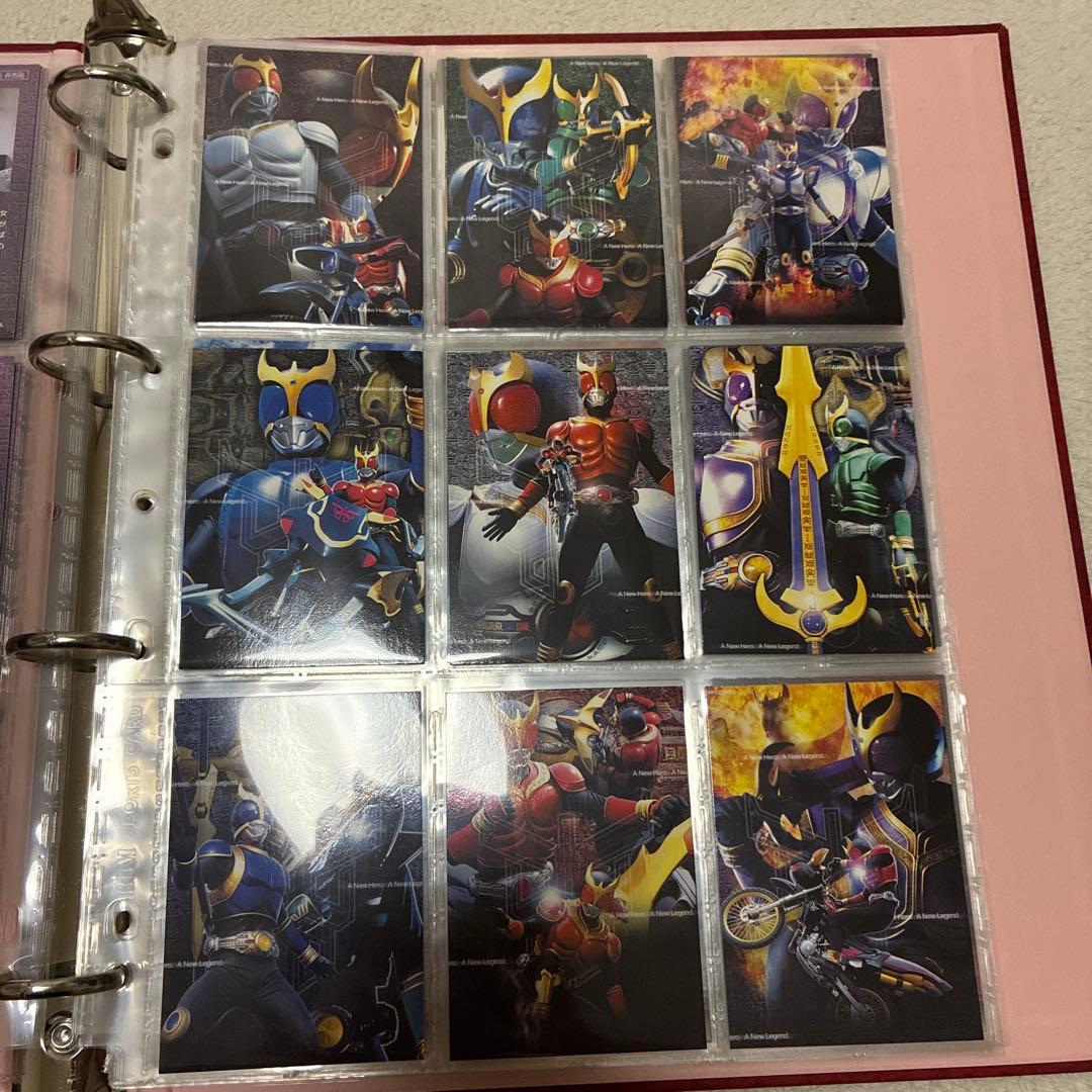 仮面ライダークウガ DVD全巻購入特典 特製カードフォルダとカードセット