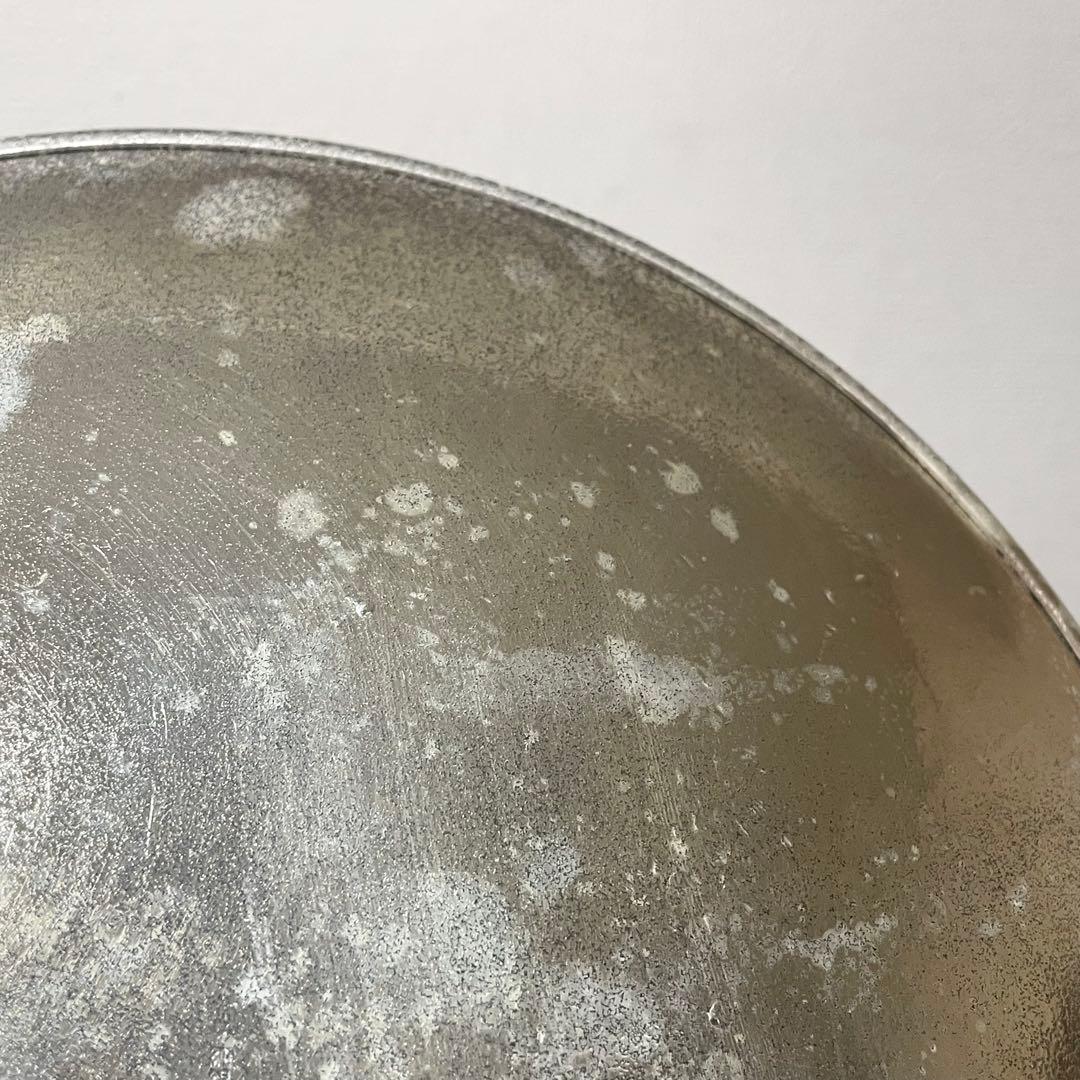 純銀製 銀皿 約240g 純銀和光 在銘 静秀 つぶし 現状品 検）銀杯 銀盃