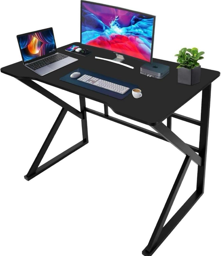 100×60 パソコンデスク ゲーミングデスク K字 机 pcデスク 配線穴付き