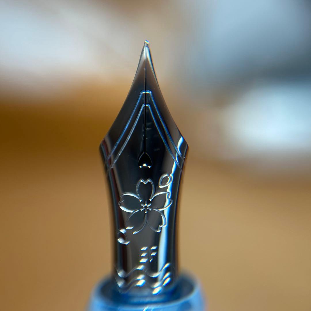 駿河湾春 文具館コバヤシ プラチナ万年筆 センチュリー3776 EF 極細