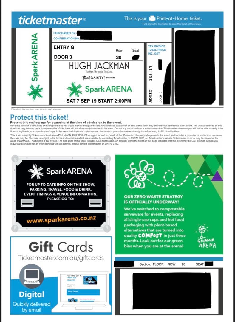 激レア ヒュー・ジャックマン 2019年 ワールドツアー パーカー 公式品