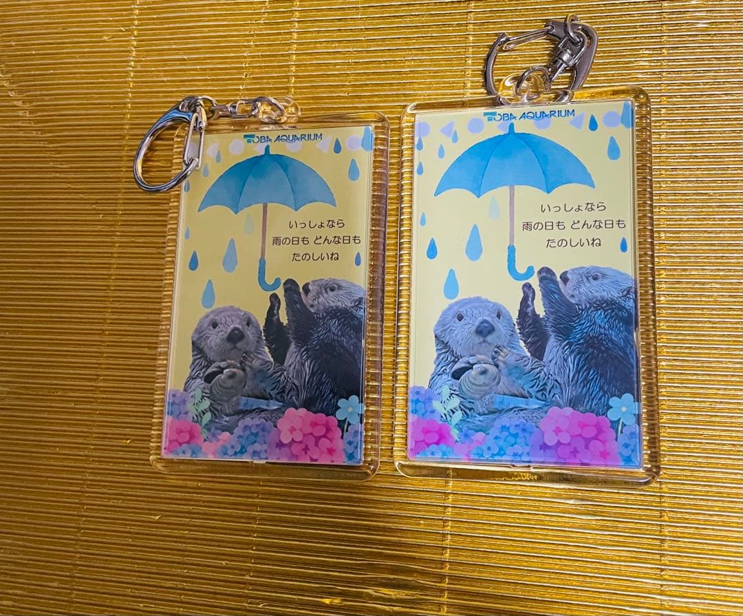 鳥羽水族館⭐️ラッコ⭐️キラ✖️メイ⭐️キーホルダー⭐️４種８個セット