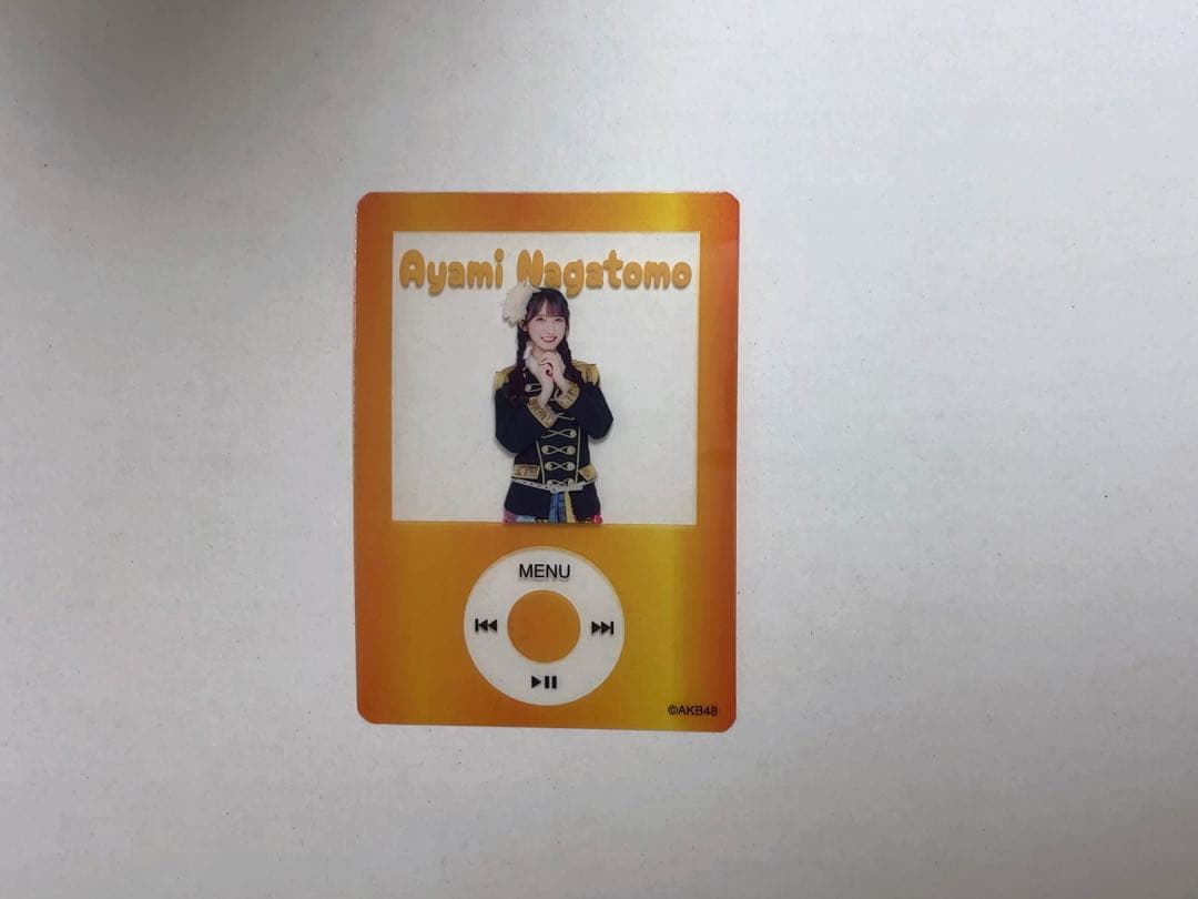 AKB48 長友彩海 クリアカード - メルカリ