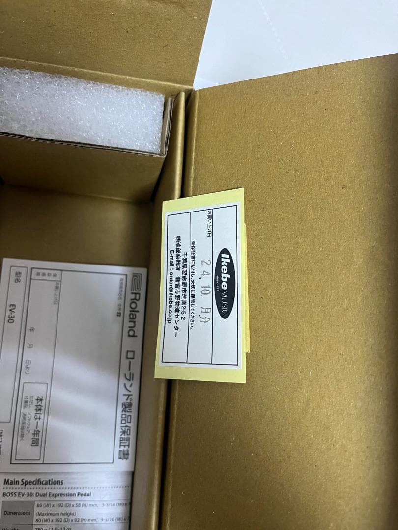 BOSS EV30 エクスプレッションペダル