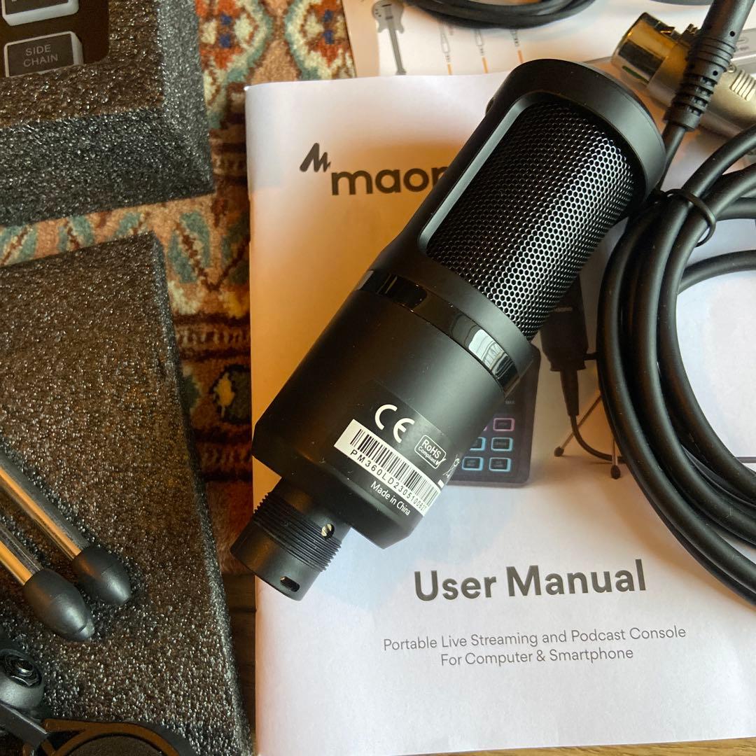 【美品】　maonoCASTER S1 スターターバンドル AU-AM200