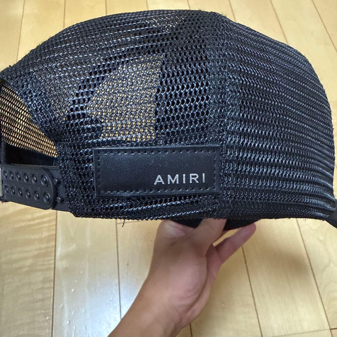 AMIRI ブラック メッシュキャップ