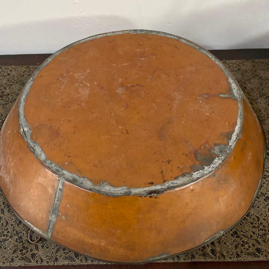 骨董 大きな竹籠 花籠 竹花入 エコメルカリ便指定して下さい