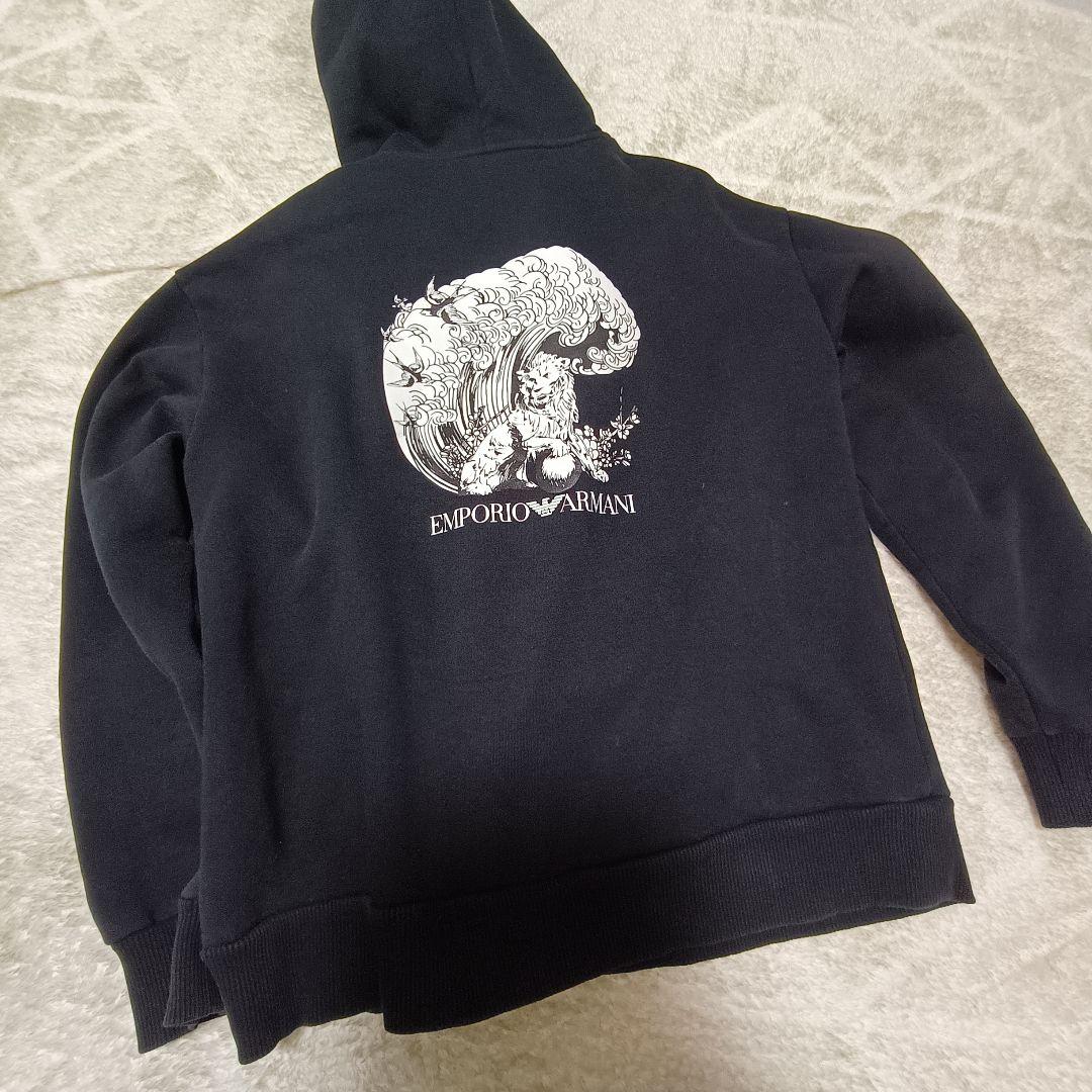 EMPORIO ARMANI 獅子柄パーカー S フーディ GACKTさん着用