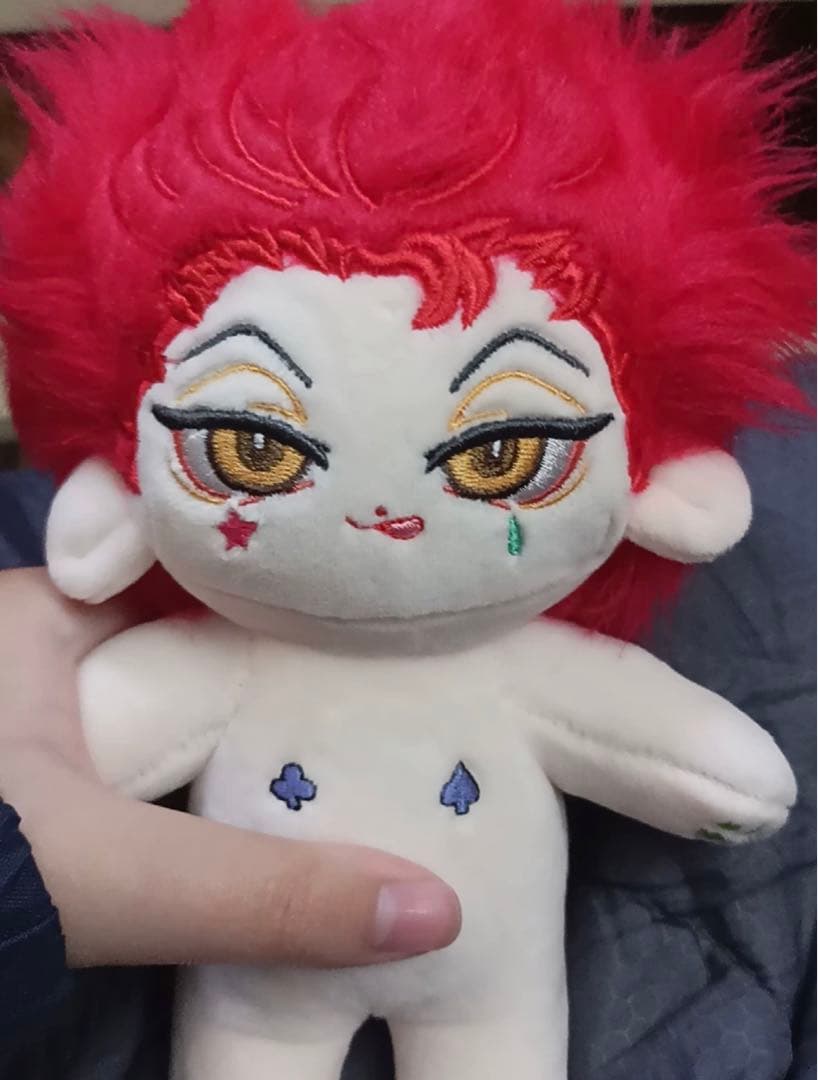 ☆HUNTER × HUNTER ヒソカ 20cm 着せ替えぬいぐるみ《衣装無》 - メルカリ