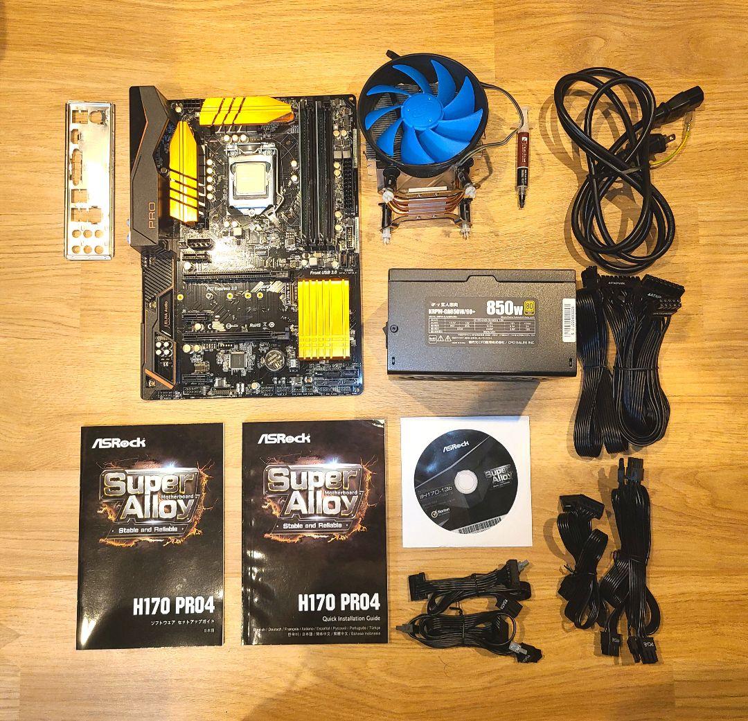 H170 Pro4 ＋ Corei7 6700 + DDR4 8x2 + α ASRock > H170 Pro4