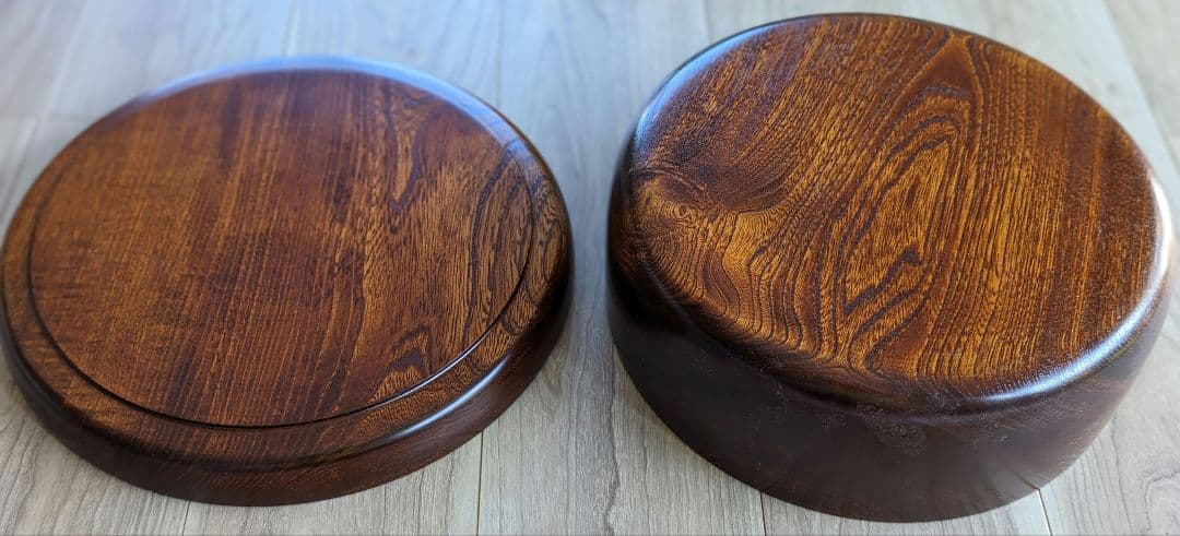 新品未使用】木製 茶びつ ロクロ製品