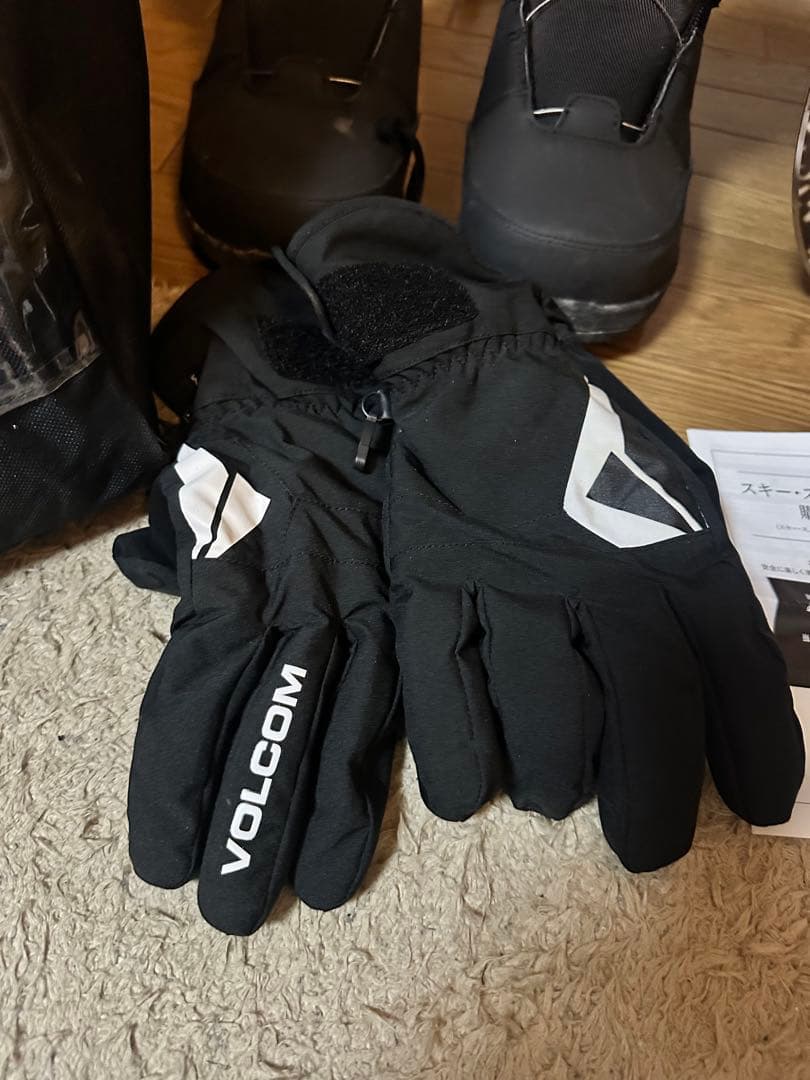 K2 スノーボードブーツ ブラック サイズ10 VOLCOM グローブ