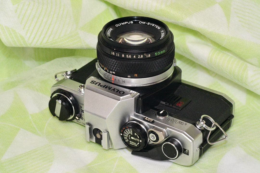 お値下げ中《動作品》OLYMPUS OM-10+50/1.8標準レンズ付a322