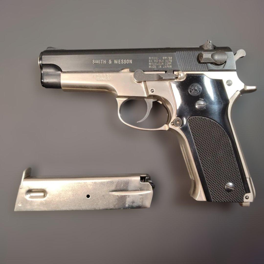 MGC S&W M59シルバーフレーム ABS樹脂製モデルガン - メルカリ