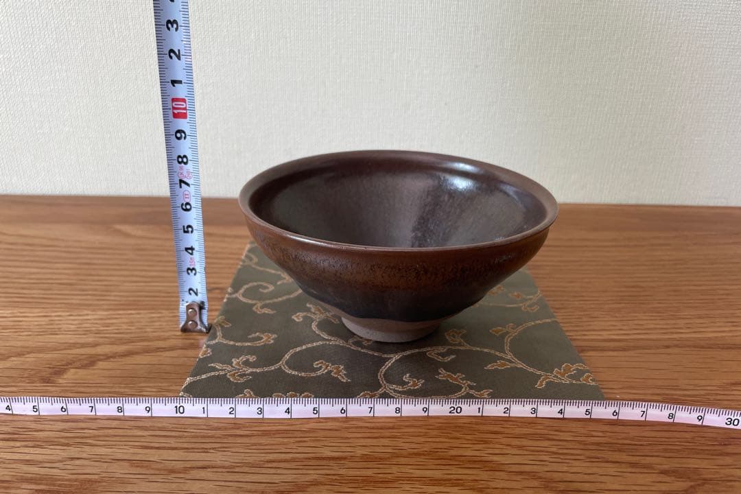 灰被天目茶碗（古谷 宣幸作）共箱 【茶道用抹茶碗】