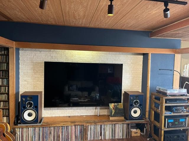 天然黒御影石 山西黒 オーディオボード ○300×250×17 5面磨き