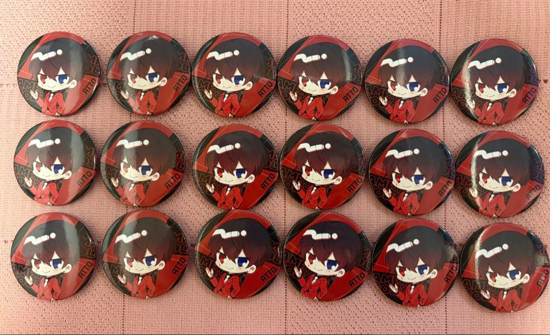 AMPTAK あっとくん 23HW デフォ 缶バッジ