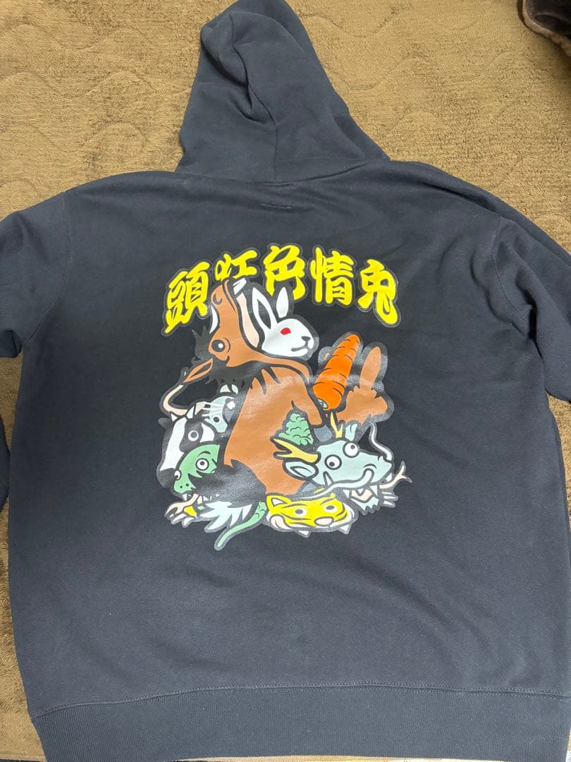 FR2 New Year 2026 Rabbits Hoodie XL ブラック