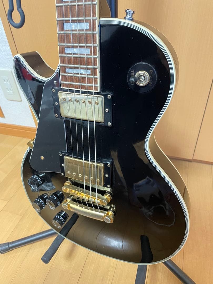 ギター グラスルーツ ESP レスポールカスタム 左 レフティ