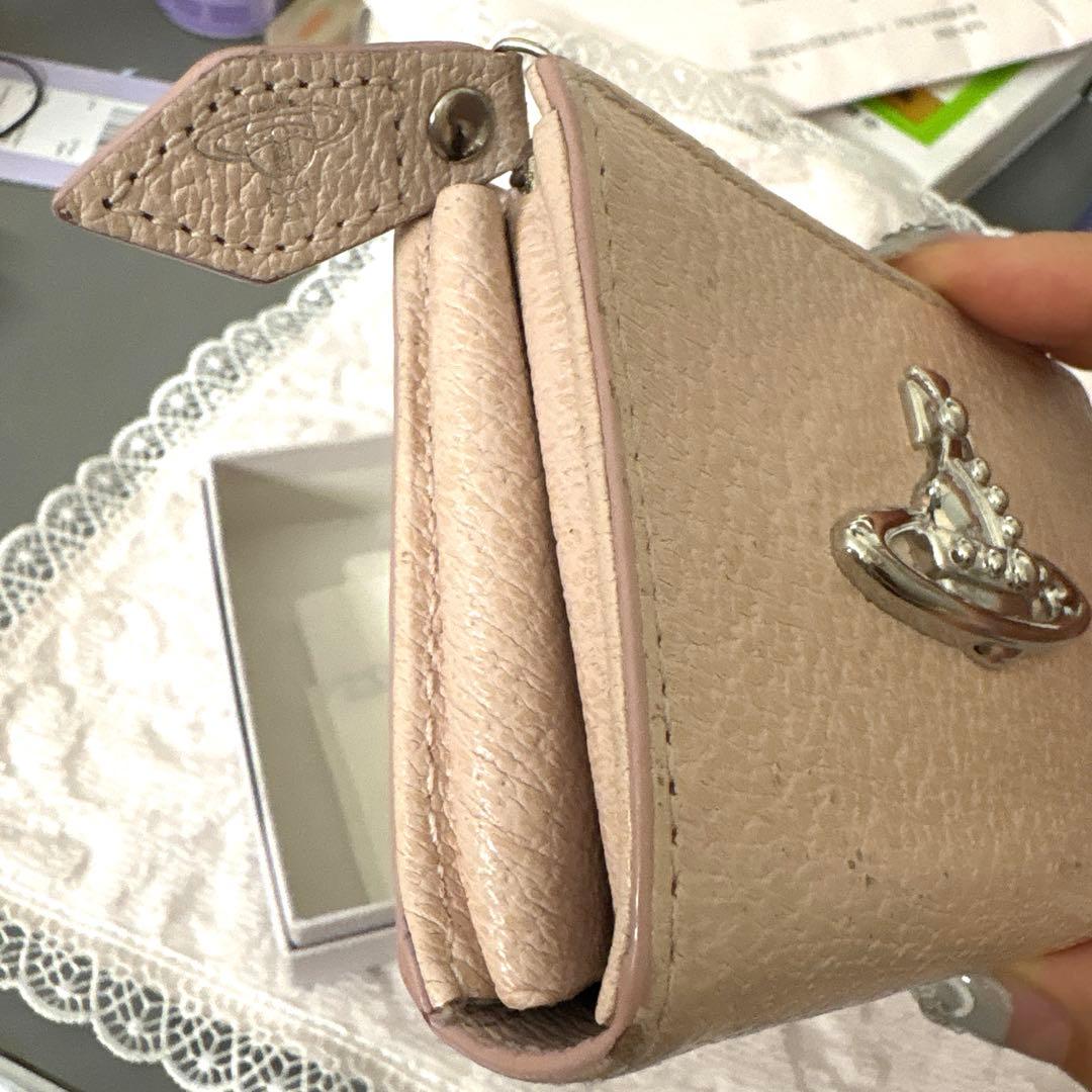 Viviennewestwood ファスナー付き 財布　小銭入れ　銀色