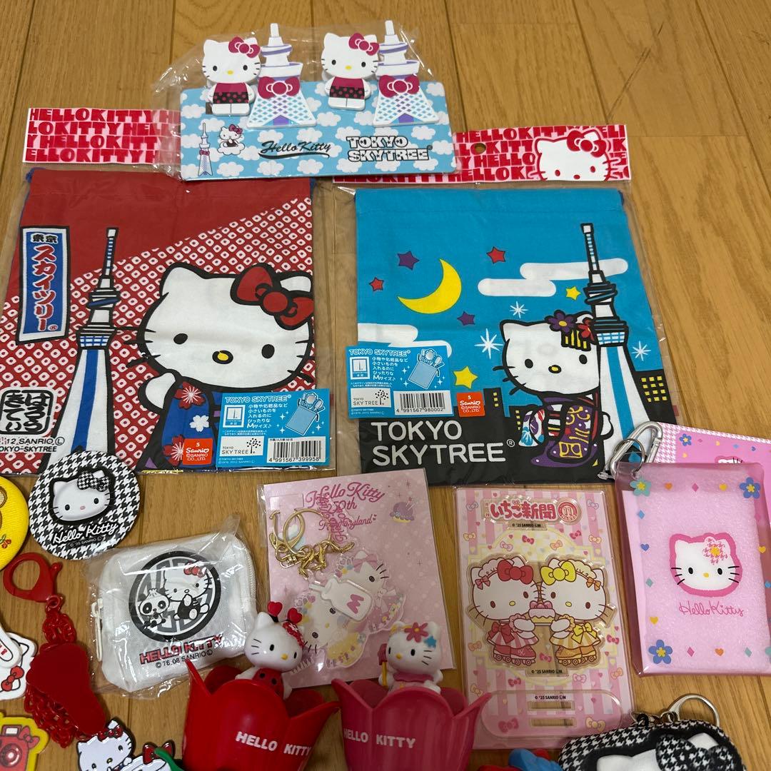 サンリオ ご当地キティ ストラップ タオル カプセルトイ フィギュア USJ